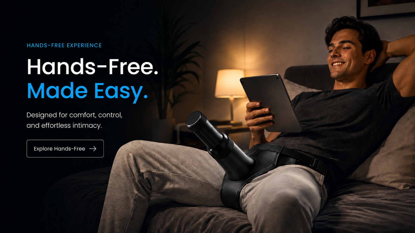 Cupsland hands-free lifestyle banner